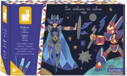 Janod Kolorowy piasek z brokatem Bohaterowie