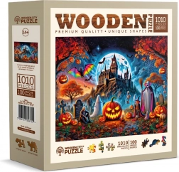 Wooden City drewniane puzzle Dynia Halloween, 1010 elementów