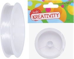 Przezroczysta żyłka nylonowa do koralików 0,6 mm, 14 m