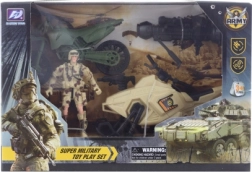 Wojskowy zestaw ze skuterem dla dzieci