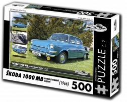 Puzzle RETRO-AUTA Škoda 1000 MB 1966 – 500 elementów