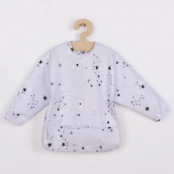 Dziecięcy śliniak–fartuszek z długim rękawem New Baby 45 × 36 cm