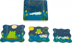 Warstwowe puzzle Żabi Książę Small Foot