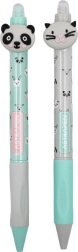 Długopisy wymazywalne ze zwierzątkami 2 szt. ASTRA