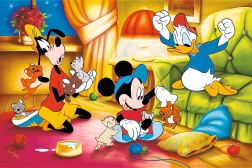 Trefl Puzzle Disney: Myszka Miki i przyjaciele 600 elementów