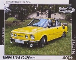 Puzzle dla dzieci Škoda 110 R Coupé 1974 – 40 elementów