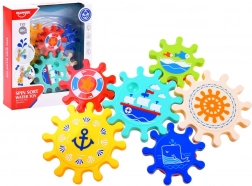 Kolorowe koła zębate do wody