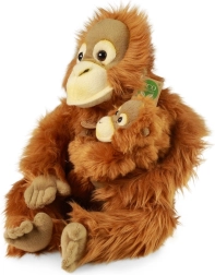 Pluszowy orangutan z młodym 28 cm ECO-FRIENDLY