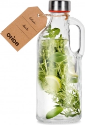 Szklana butelka z uchem 550 ml