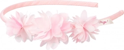 Souza! - opaska do włosów z tiulowymi kwiatami