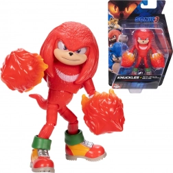 Figurka SONIC 3 The Hedgehog – Knuckles z ognistymi pięściami 12 cm