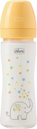 Chicco niemowlęca szklana butelka Perfect Easy 240 ml z wolnym przepływem 0m+