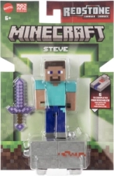 Figurka Minecraft Steve z akcesoriami 8 cm