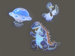 Pistole laserowe z projektorem