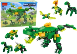 Klocki konstrukcyjne dinozaury 6w1 Dinosaur DIY Set 160 elementów.