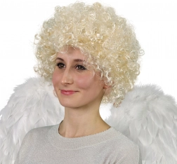 Krótka anielska peruka z loczkami