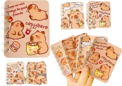 Zestaw Notesów Kapibara Line 4 szt. A7