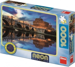 Puzzle neonowe Zamek Świętego Anioła 1000 elementów