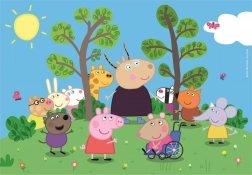 Puzzle Peppa Pig z przyjaciółmi MAXI 24 elementy