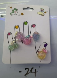 Zestaw Pierścionków z Owocami, 5 szt.