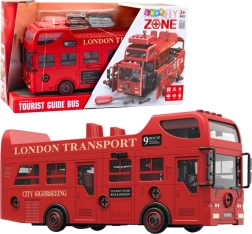 Piętrowy autobus do złożenia London Transport ze światłami i dźwiękami