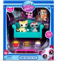 Littlest Pet Shop zestaw przekąska z kotkami – pakiet do zabawy