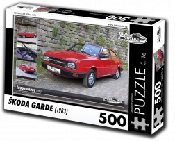 RETRO-AUTA Puzzle Škoda Garde 1983 500 elementów