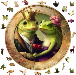 Drewniane puzzle Miłość i żaby 505 elementów