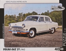 RETRO-AUTA puzzle Wołga GAZ 21 (1967) 40 elementów