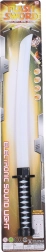 Świecący samurajski miecz ze dźwiękami 58 cm
