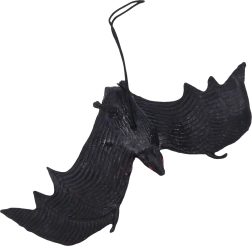 Gumowy nietoperz czarny 3+