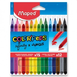 Pastele Maped Color'Peps Infinity i Flamastry Color'Peps Jungle