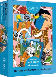 Trefl puzzle Velvet Soft Touch UFT 500 elementów – żadnego bólu, żadnego malowania