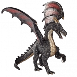 mojo stalowy smok – szczegółowa figurka kolekcjonerska