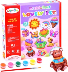 Kreatywny zestaw do tworzenia i malowania magnesów