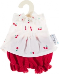 Muzelinowy zestaw dla lalek 21 cm Wiśnie