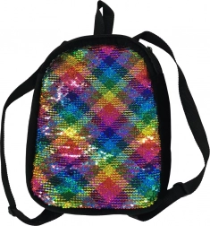 Plecak z cekinami