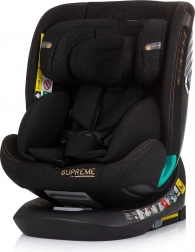 Chipolino fotelik samochodowy Supreme i-Size 40–150 cm Isofix 360 – Obsidian