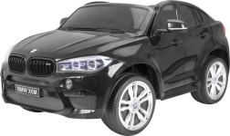 Elektryczny samochodzik BMW X6M XXL dla 2 dzieci z pilotem – czarny