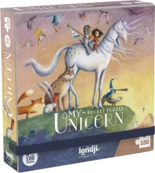 Kieszonkowe puzzle Londji Unicorn - 350 elementów