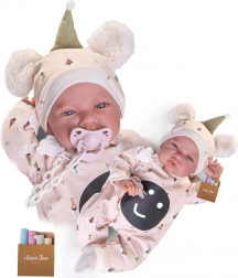 Realistyczna lalka niemowlę Antonio Juan z miękkim materiałowym ciałem