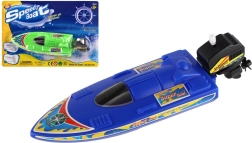 Wiky nakręcana łódź motorowa do wody 20 cm - 1 sztuka