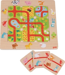 Goki gra planszowa Znajdź drogę na farmę