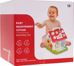 Interaktywny wielofunkcyjny domek z pianinkiem i ksylofonem