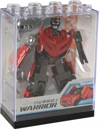 Auto-robot metalowo-plastikowy transformowalny 9 cm