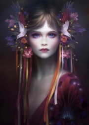 Grafika puzzle Kwiat 500 elementów