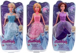 Lalka przegubowa 29 cm z koroną