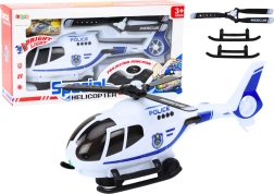 Policyjny śmigłowiec ratunkowy ze światłami i dźwiękami