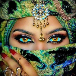 Malowanie diamentowe 7D Hipnotyzujący widok 30x40 cm