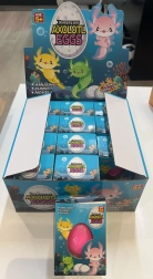 Rosnące jajko z aksolotlem 6,5 cm